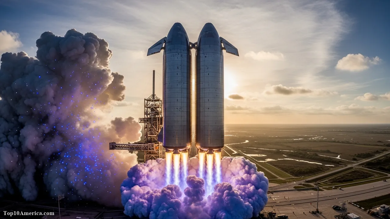 Top 10 Most Powerful Rockets Built in the USA